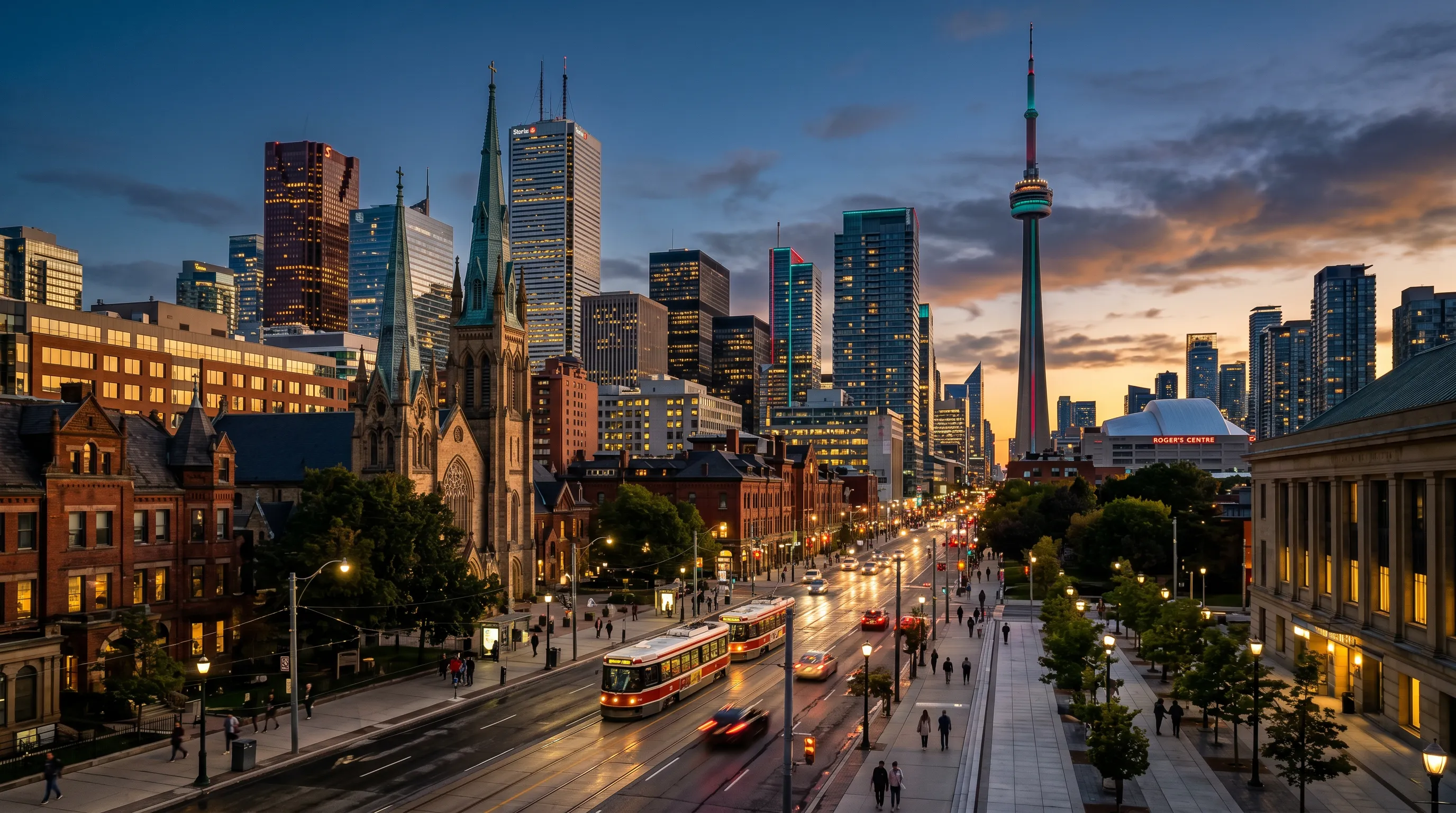 Canadian cityscape representing Digital Moose's nationwide SEO service coverage